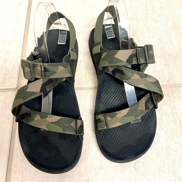 Chaco Men\'s Z/cloud Lowdown sport Sandal camo comfy hiking military size 11 main image 6